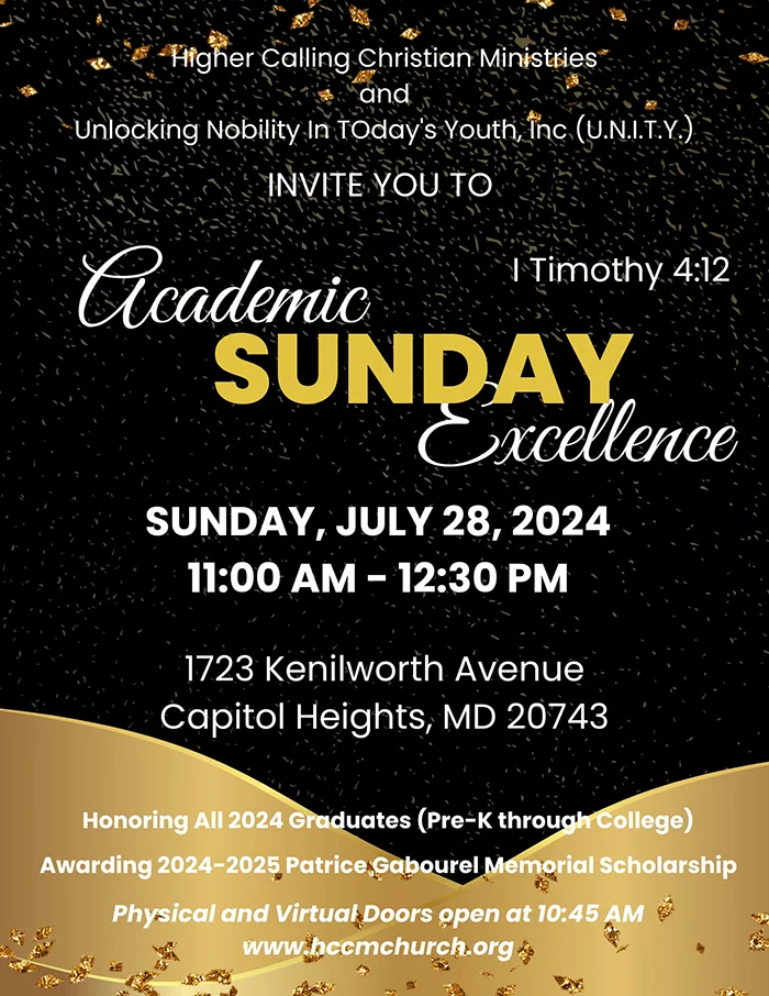 Academic Excellence Sunday 2024