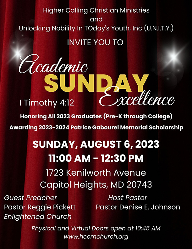 Academic Excellence Sunday